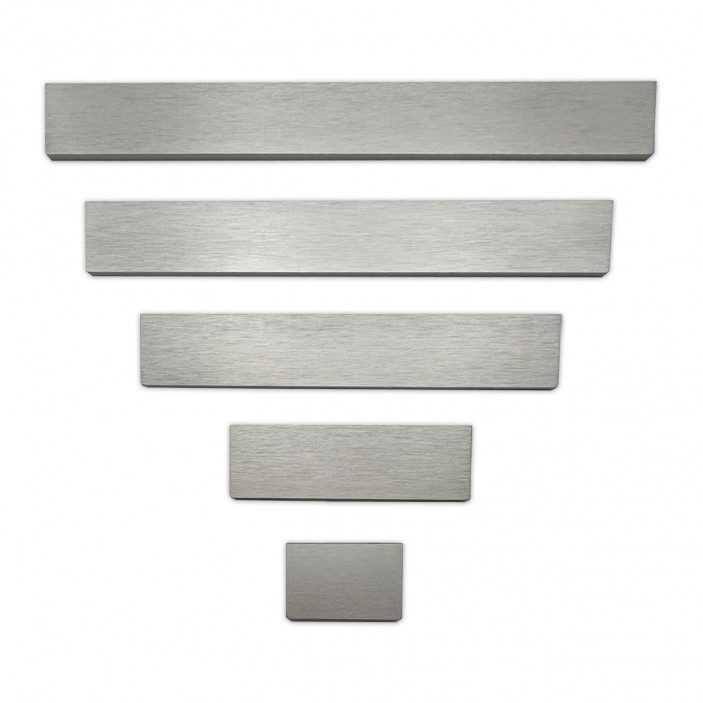 IVENTO Алуминиева дръжка за мебели с изчистен Г-образен дизайн, модел 273A – инокс 13. Мебелни дръжки