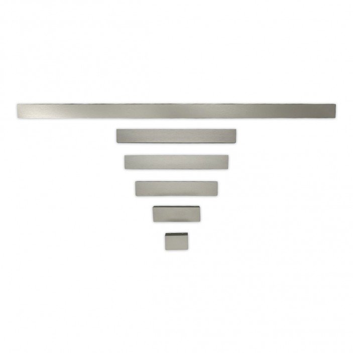 IVENTO Алуминиева дръжка за мебели с изчистен Г-образен дизайн, модел 273A – инокс 13. Мебелни дръжки