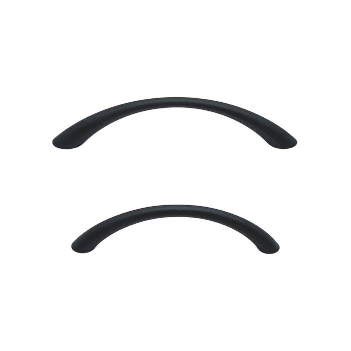 Metal line handle K120 black Furniture handles