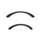 Metal line handle K120 black Furniture handles
