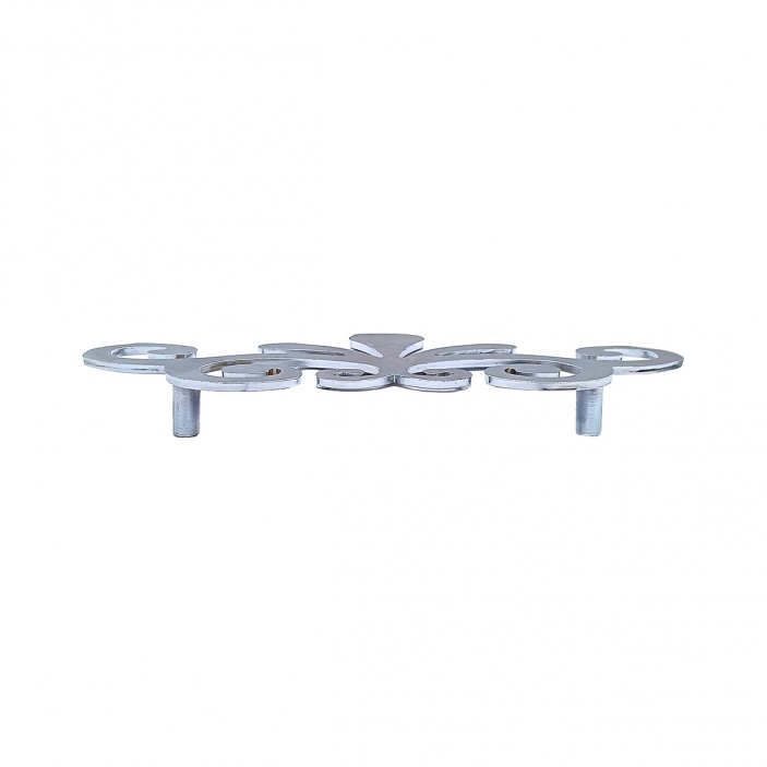 Furniture handle with ornaments - chrom decorative handle for doors and cabinets 13.4025.096.02A - 13. Furniture handles Furniture handle with ornaments - chrom decorative handle for doors and cabinets 13. Furniture handles