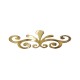 Furniture handle with ornaments - golden decorative handle for doors and cabinets 13.4025.096.11A - 13. Furniture handles Furniture handle with ornaments - golden decorative handle for doors and cabinets 13. Furniture handles