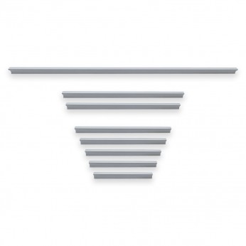 Aluminium eco line handle IVENTO 5048 Furniture handles