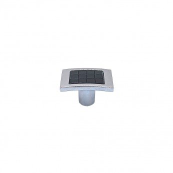 Furniture handle knob 5440, combined chrome and black