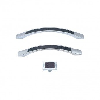 Furniture combined handle 5440, chrome and black