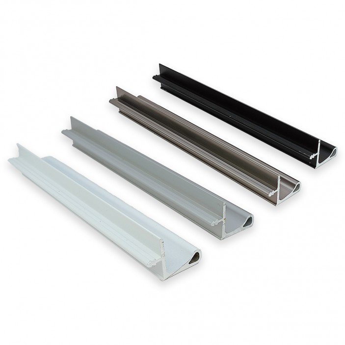 Handleless door profile with nut 5458 Furniture handles