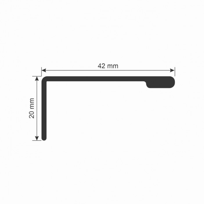 Aluminium eco line handle IVENTO 5650 Furniture handles