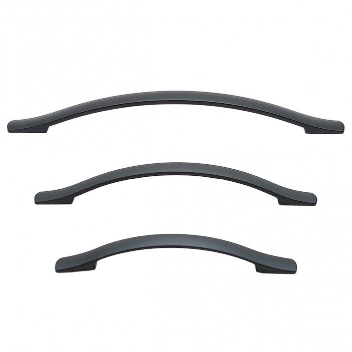 Metal line handle 6990 B black 13.6990.128-192.16 - Furniture handles Metal line handle 6990 B black Furniture handles