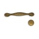 Decorative handle with vintage design. Model 702 – Old gold 13. Furniture handles