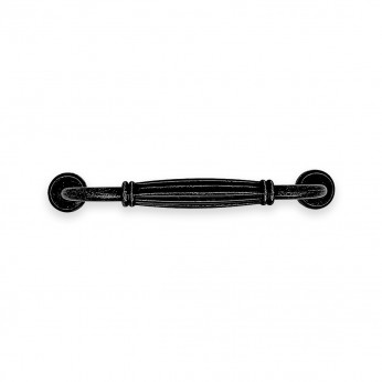 Decorative handle with vintage design. Model 703 –Black 13. Furniture handles