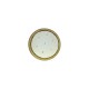 Single furniture handle made of metal and porcelain. Model 803 – Antique gold and cream 13.803.00.09 - 13. Furniture handles Single furniture handle made of metal and porcelain. Model 803 – Antique gold and cream 13. Furniture handles