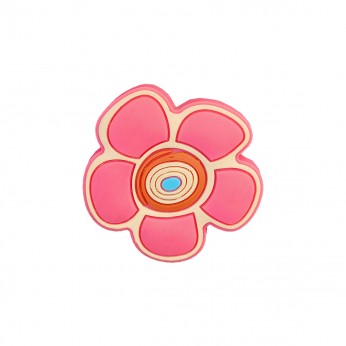 Kids handle pink flower 110 Furniture handles