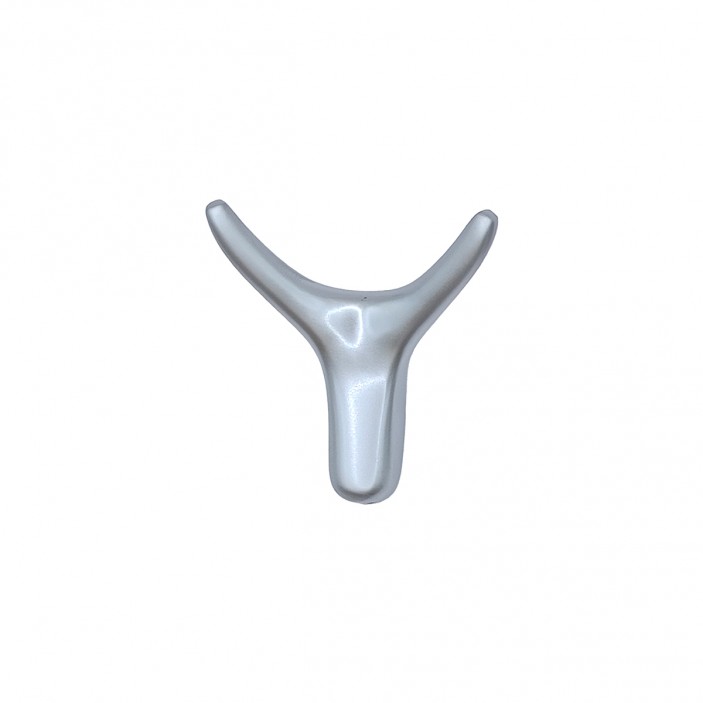 IVENTO K Metal hanger - modern wall hanger for hallway - Matt anodized - Taurus silhouette 14. Furniture hooks
