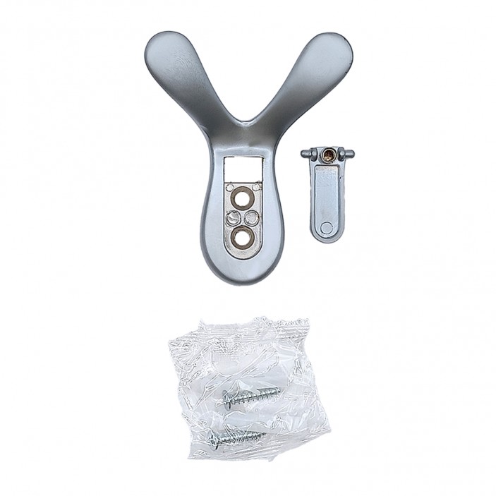 IVENTO K Metal coat hanger for hallway 930331, matte anodized 14. Furniture hooks