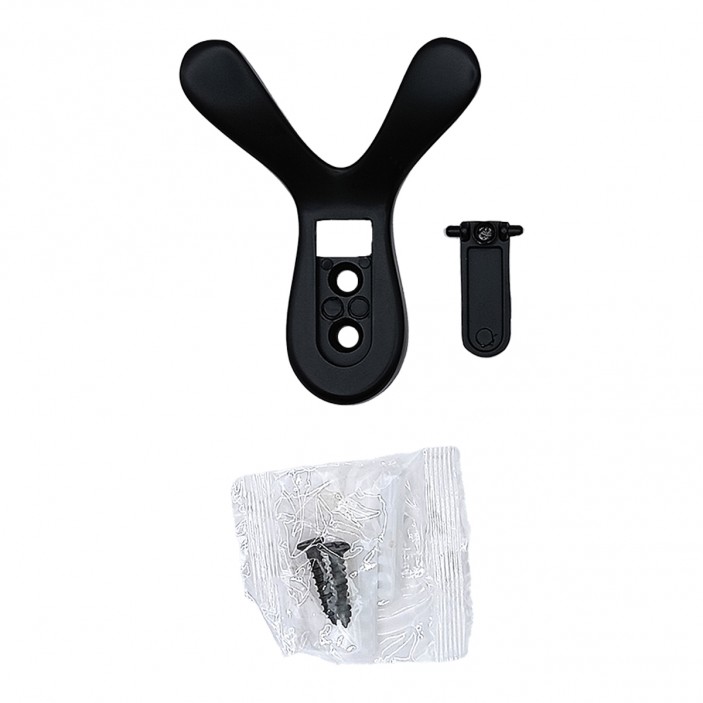 IVENTO K Metal coat hanger for hallway 930331, black matte 14. Furniture hooks