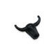 IVENTO K IVENTO K Wall hanger 930329, black matt 14L.004.16 - 14. Furniture hooks IVENTO K IVENTO K Wall hanger 930329, black matt 14. Furniture hooks