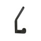 IVENTO Modern metal hanger 930320, black matt 14. Furniture hooks