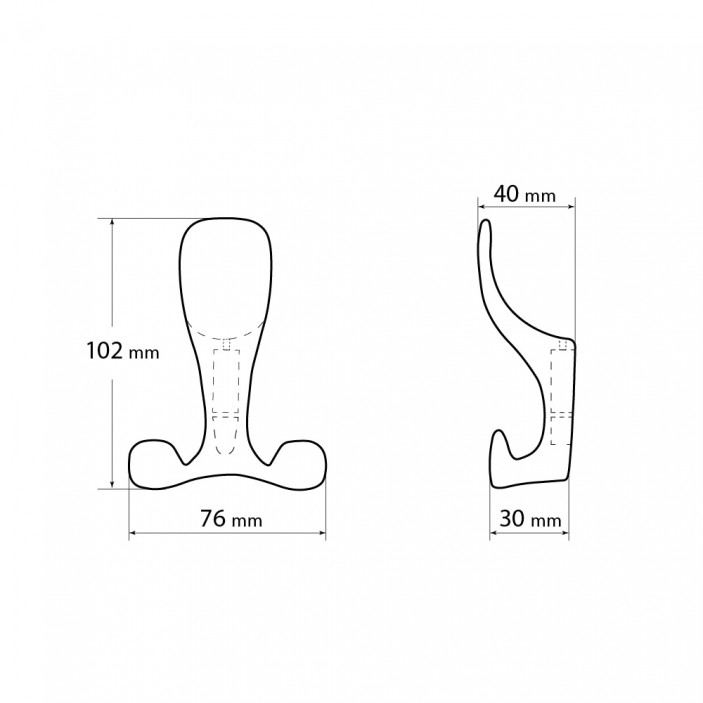IVENTO Модерна закачалка за коридор 008 - злато инокс 14L.008.15 - 14. Мебелни закачалки IVENTO Модерна закачалка за коридор 008 - злато инокс Закачалки за дрехи