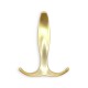  Furniture hook  011 - Gold Inox 14. Furniture hooks