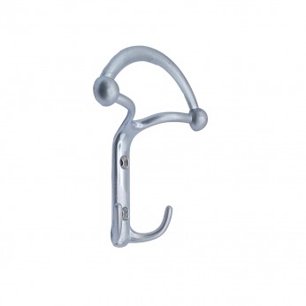 Метална закачалка за портманто 5040, мат елоксал 14. Мебелни закачалки