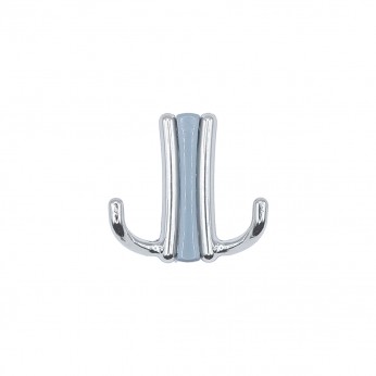 Метална закачалка за стена  VIva 110, хром 14. Мебелни закачалки