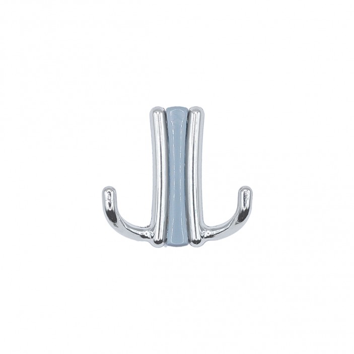 Metal wall hanger VIva 110, chrome 14. Furniture hooks