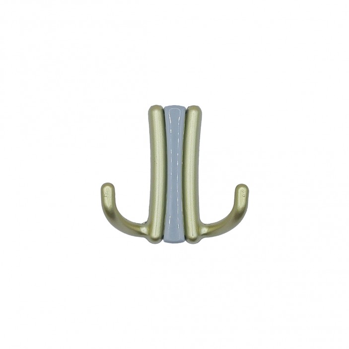 Метална закачалка за стена VIva 110, сатен и сив 14L.110.04 - 14. Мебелни закачалки Метална закачалка за стена VIva 110, сатен и сив 14. Мебелни закачалки