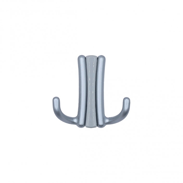 Метална закачалка за стена VIva 110, мат хром и сив 14L.110.05 - 14. Мебелни закачалки Метална закачалка за стена VIva 110, мат хром и сив 14. Мебелни закачалки