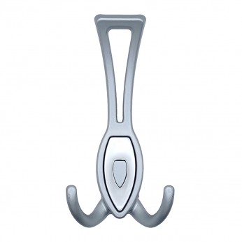 Метална закачалка за антре 150, мат хром + мат хром 14. Мебелни закачалки