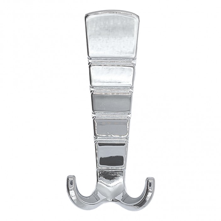 Modern metal hangers for hallway and corridor, model 1600, chrome 14. Furniture hooks