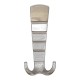 Modern metal hangers for hallway and corridor, model 1600, inox 14. Furniture hooks
