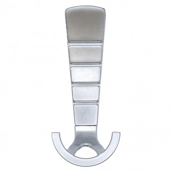 Модерни метална закачалки за антре и коридор, модел 1610, мат хром 14. Мебелни закачалки