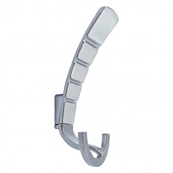 Модерни метална закачалки за антре и коридор, модел 1610, мат хром 14. Мебелни закачалки