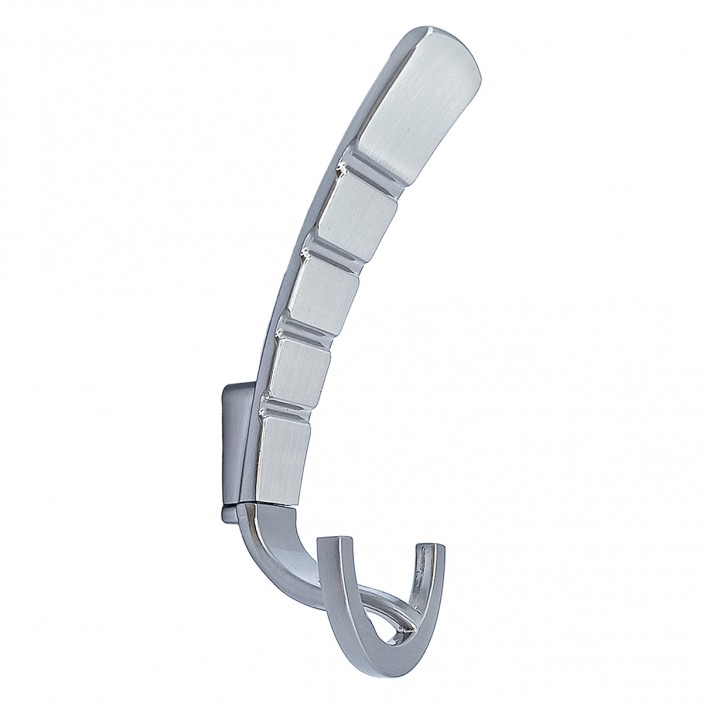 Модерни метална закачалки за антре и коридор, модел 1610, мат хром 14. Мебелни закачалки