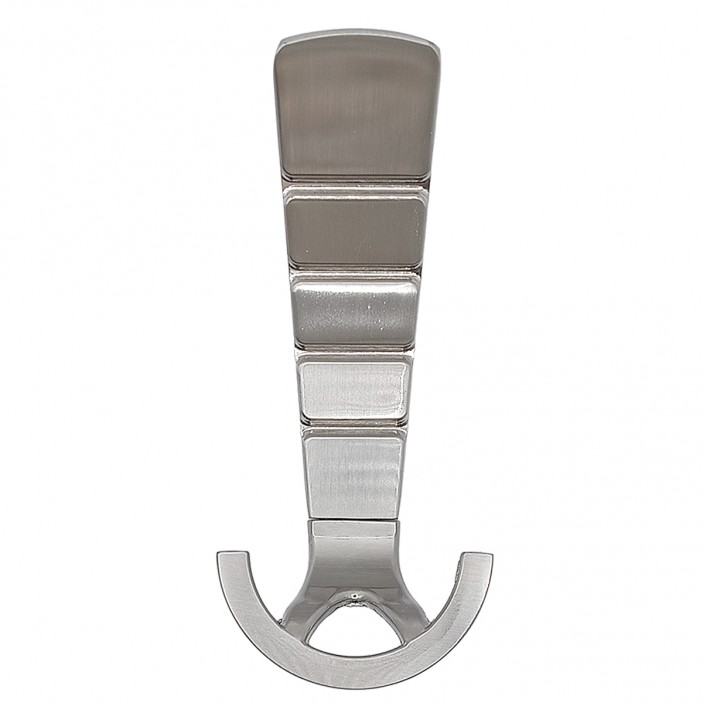 Modern metal hangers for hallway and corridor, model 1610, inox 14L.1610.08.08 - 14. Furniture hooks Modern metal hangers for hallway and corridor, model 1610, inox 14. Furniture hooks