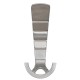 Modern metal hangers for hallway and corridor, model 1610, inox 14L.1610.08.08 - 14. Furniture hooks Modern metal hangers for hallway and corridor, model 1610, inox 14. Furniture hooks