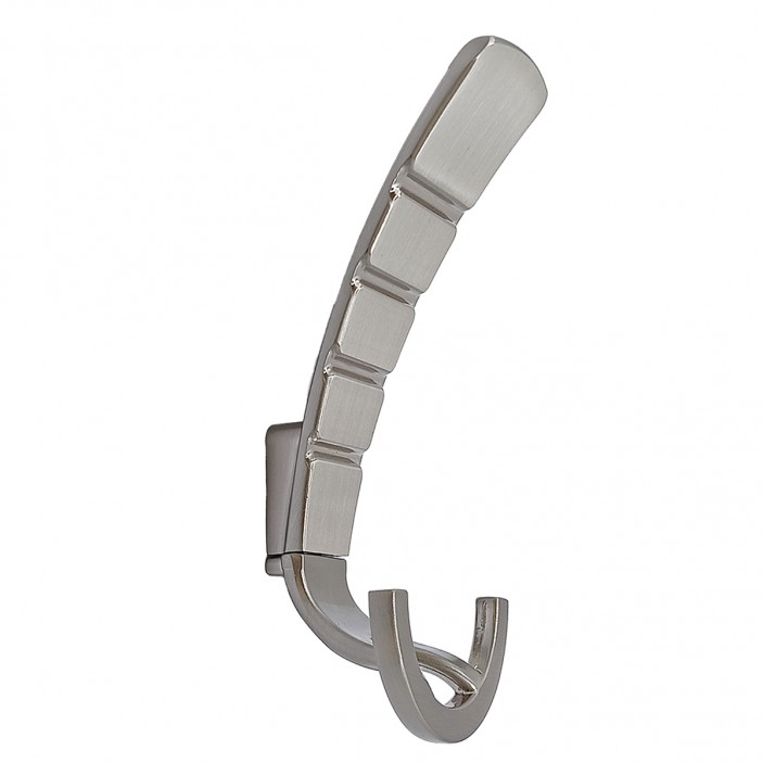 Modern metal hangers for hallway and corridor, model 1610, inox 14L.1610.08.08 - 14. Furniture hooks Modern metal hangers for hallway and corridor, model 1610, inox 14. Furniture hooks