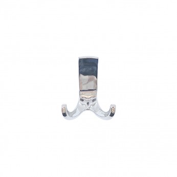 Metal hanger for hallway and corridor, model 1655, chrome 14. Furniture hooks