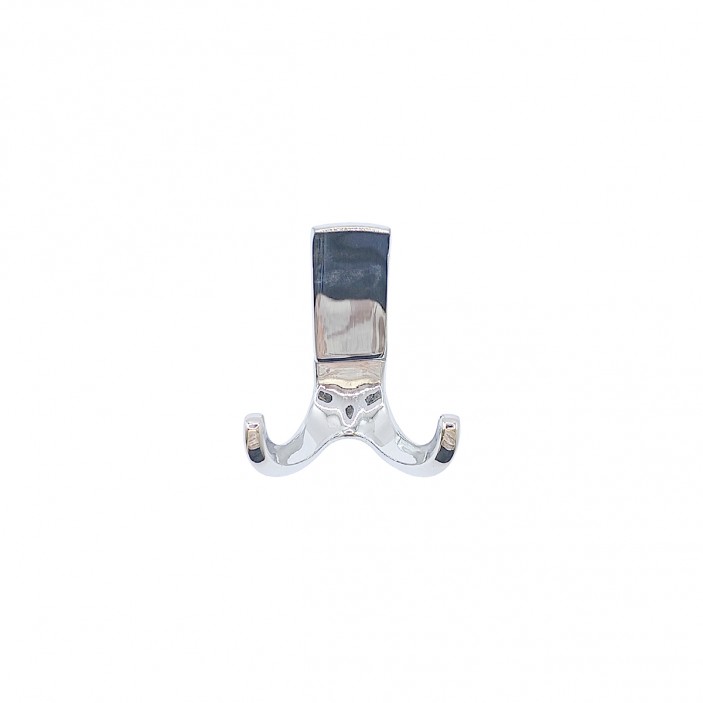 Metal hanger for hallway and corridor, model 1655, chrome 14. Furniture hooks