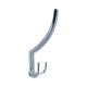 Metal wall hanger 319, chrome 14L.319.02 - 14. Furniture hooks Metal wall hanger 319, chrome 14. Furniture hooks
