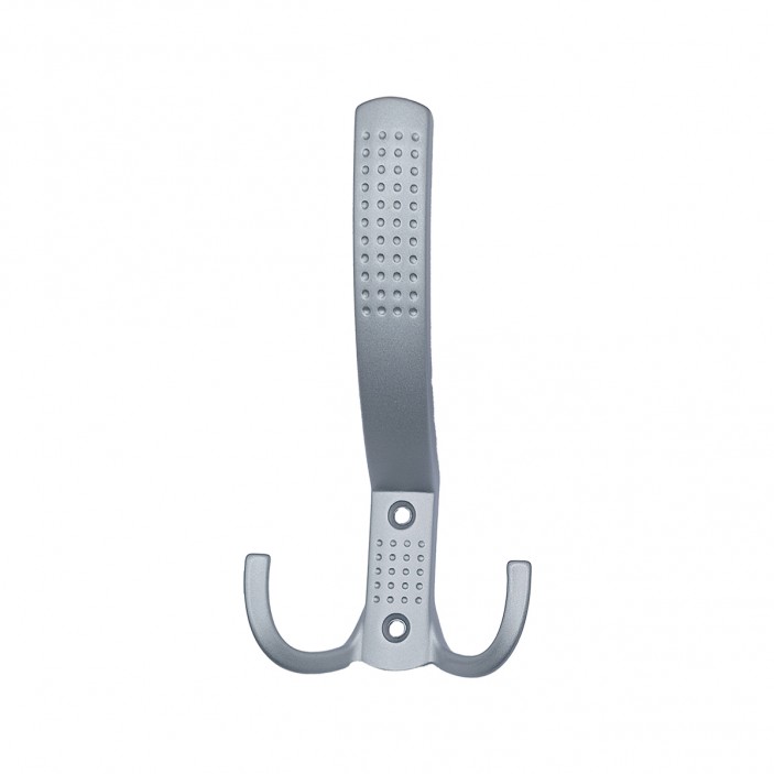 Metal wall hanger 319, matte chrome 14. Furniture hooks