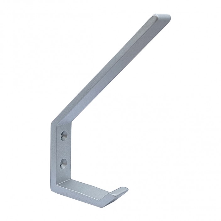 Classic metal wall hanger, large, DIKO 367, matte chrome 14L.367.05 - 14. Furniture hooks Classic metal wall hanger, large, DIKO 367, matte chrome 14. Furniture hooks