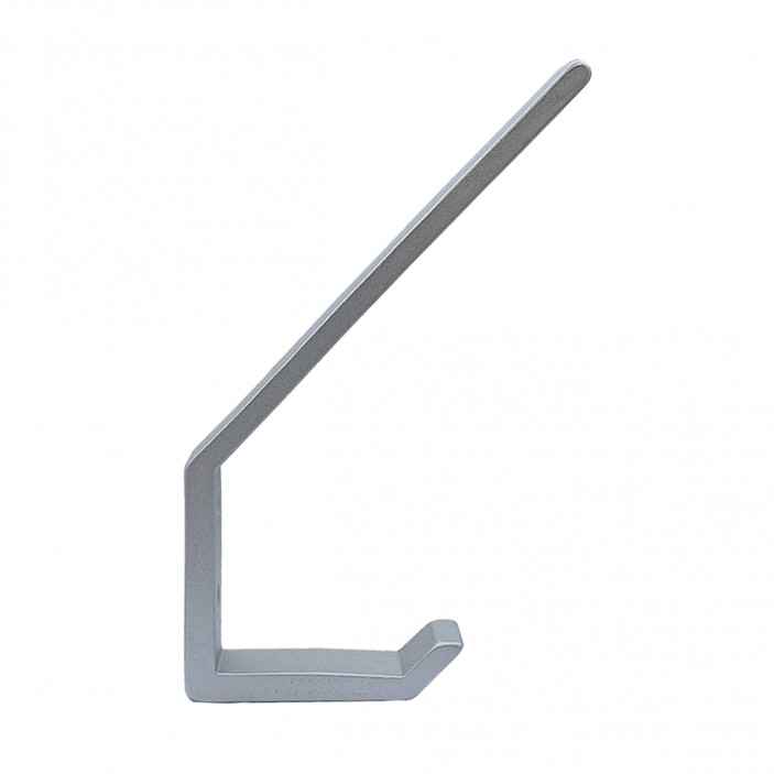 Classic metal wall hanger, large, DIKO 367, matte chrome 14L.367.05 - 14. Furniture hooks Classic metal wall hanger, large, DIKO 367, matte chrome 14. Furniture hooks