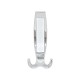 Designer furniture hanger 3625 – made in chrome-white 14L.3625.02.06 - 14. Furniture hooks Designer furniture hanger 3625 – made in chrome-white 14. Furniture hooks