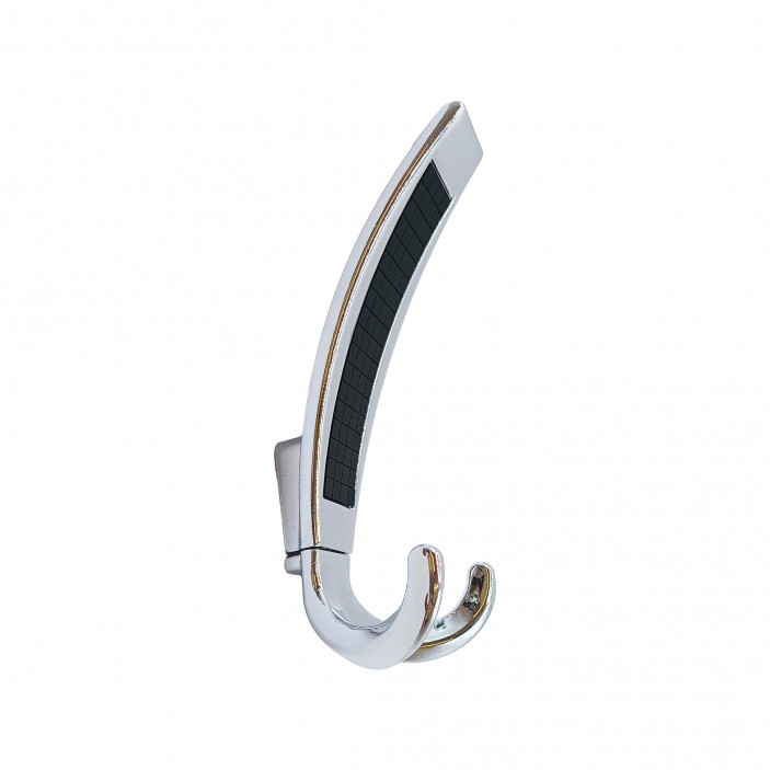 Дизайнерска мебелна закачалка 3625 – изработка в хром-черно 14. Мебелни закачалки