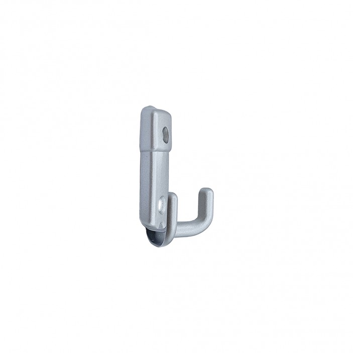 Wall and hallway coat hanger 431, matte chrome 14. Furniture hooks