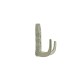Small luxury furniture hanger for hallway and corridor with braid - 5220 - satin 14. Furniture hooks