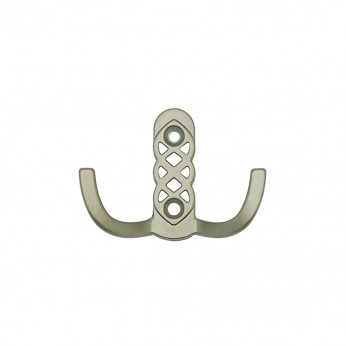 Малка луксозна мебелна закачалка за антре и коридор с плетеница - 5220 - сатен 14. Мебелни закачалки