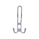 Hallway and coat rack hanger - 540 - chrome 14. Furniture hooks