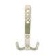Luxury furniture hanger for hallway and corridor with braid - 5215 - satin 14. Furniture hooks